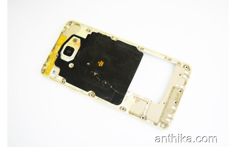 Samsung A7 Gold Kasa Original Middle Frame Used