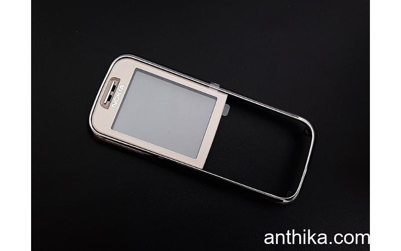 Nokia 6233 Kapak Original Front Cover Silver New