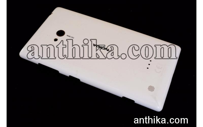 Nokia Lumia 720 Kapak Original Battery Cover Black Used 02504M1