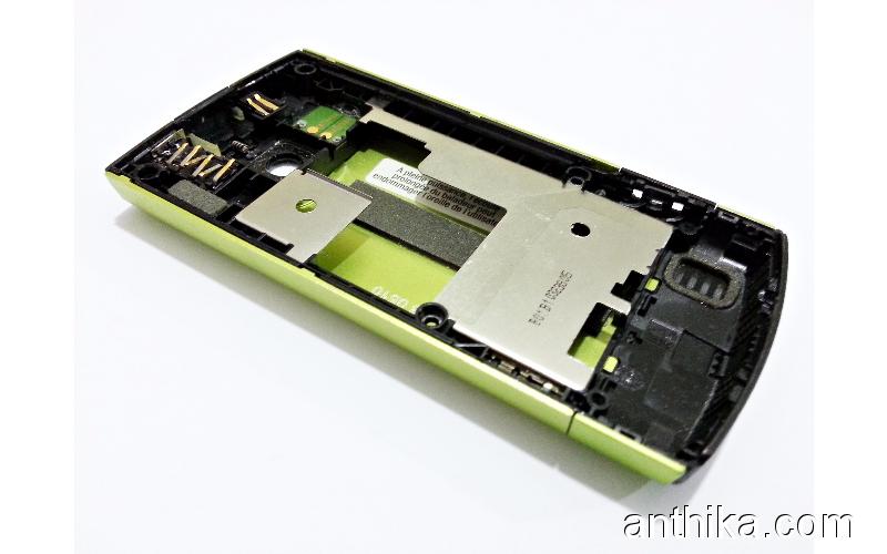 Nokia 6700 Slide Orjinal Orta Kasa Kapak Arka Kapak Green Middle-3