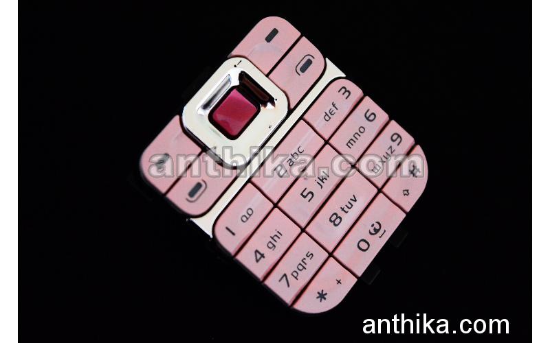 Nokia 7360 Tuş Original Keypad Pink New