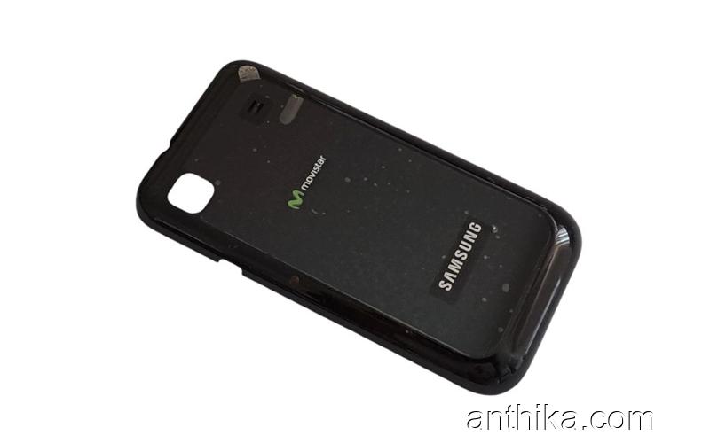 Samsung Galaxy SL i9003 Kapak Orjinal Battery Cover Black Movistar Logo