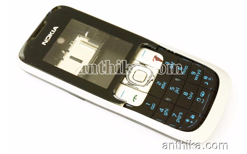 Nokia 2630 Classic Kasa Kapak Tuş Orjinal Full Housing - 7