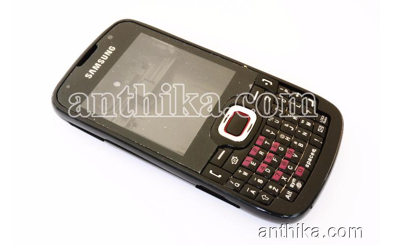 Samsung B7330 Omnia Pro Kapak Kasa Tuş Original Full Housing Black New