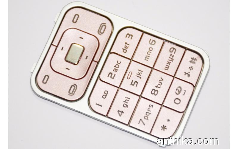 Nokia 7390 Tuş Orjinal Kalitesinde Keypad Pink New