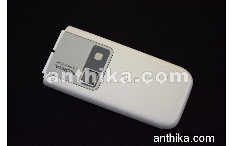 Nokia 6151 Kapak Original Battery Cover White New