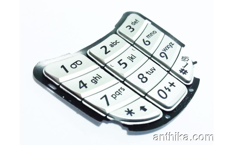 Samsung E810 Tuş Orjinal Keypad Silver