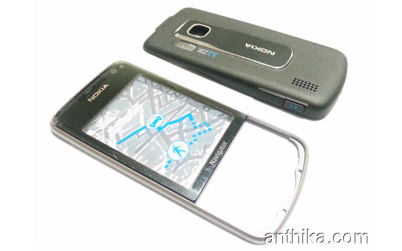 Nokia 6210 Navigator Kapak Takım Orjinal Cover Black New