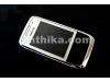 Nokia E66 Kapak Original Front Cover Light Silver Used