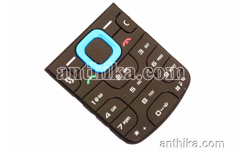 Nokia 5320 Tuş Original Keypad Black Blue New