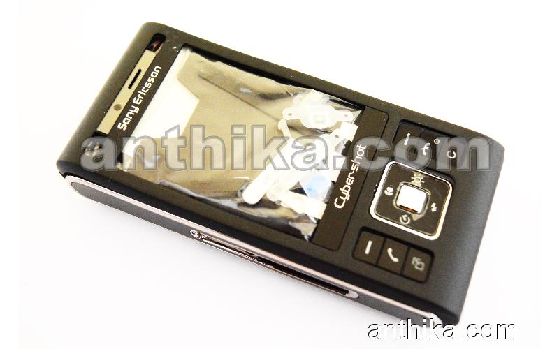 Sony Ericsson C905 Kapak Kasa Tuş High Quality Full Housing Black New