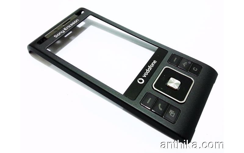 Sony Ericsson C905 Kapak Tuş Orjinal Front Cover Black