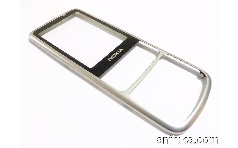 Nokia 6700 Classic Kapak Orjinal Front Cover Silver Mat Used