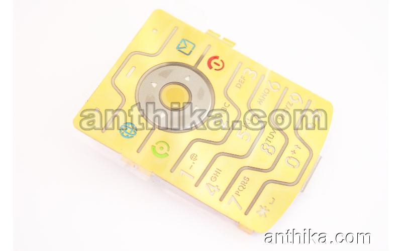 Motorola V3 V3i Tuş Original Keypad Gold New