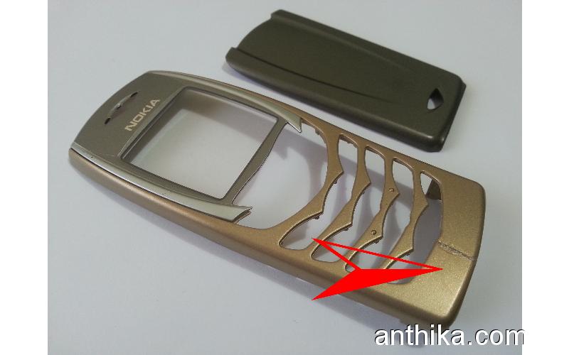 Nokia 6100 Kapak Original Xpress On Cover Gold Used