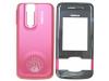 Nokia 7100 Supernova Kapak Takım Original Cover Black Pink New