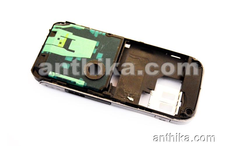 Nokia 6233 Kasa Buzzer Speaker Şarj Soketi Orginal Middle Cover Grey