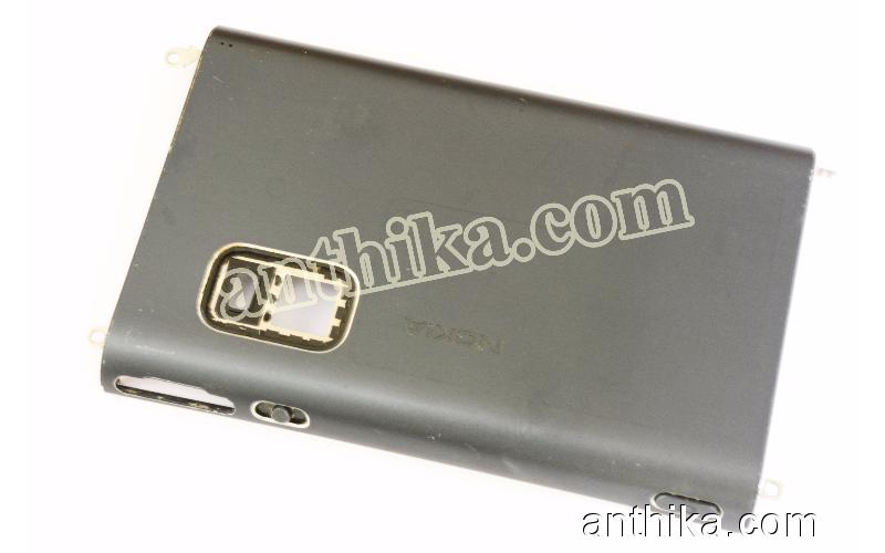 Nokia E7 E7-00 Kapak Orjinal Back Cover Dark Grey 0257319 No - 4