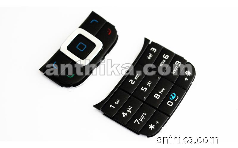 Nokia 6111 Tuş Original Keypad Menu Numeric Keymat Latin Black New