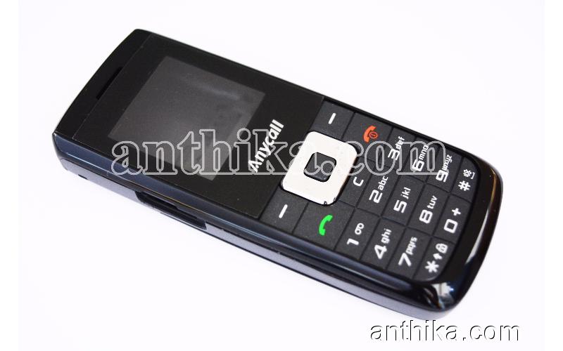 Anycall Samsung B108 Kapak Kasa Tuş Original Full Housing Black New