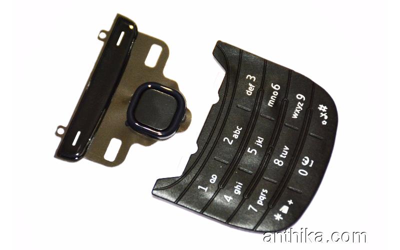 Nokia C2-05 Tuş Orjinal Kalitesinde Keypad Black New