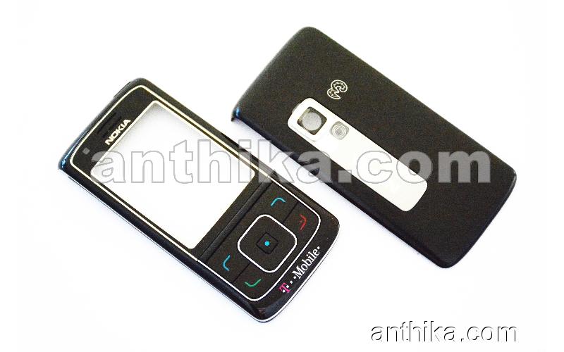 Nokia 6288 Kapak Tuş Original Xpress On Cover and Keypad Black New