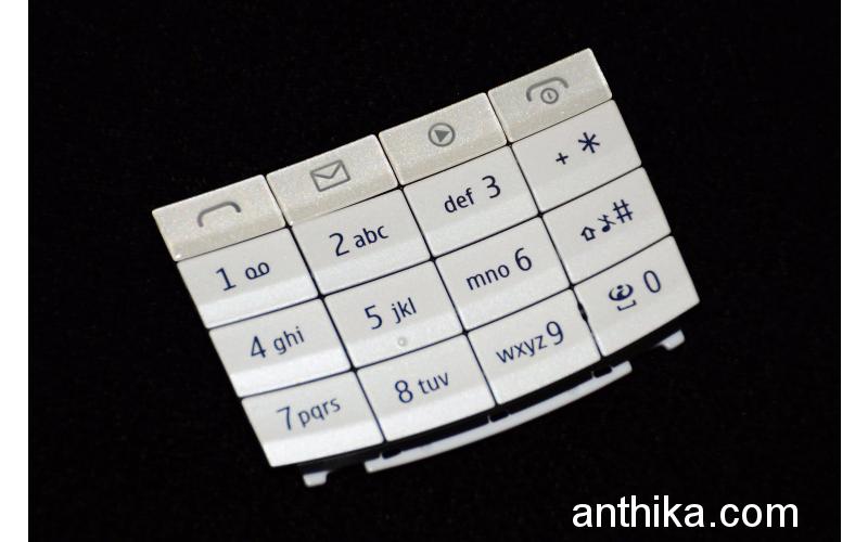 Nokia X3-02 Tuş Orjinal Kalitesinde Keypad White New