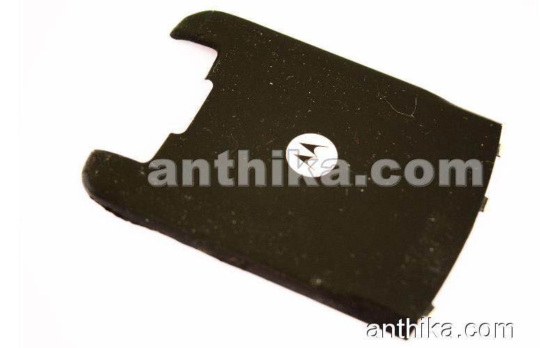 Motorola V6 Kapak Original Battery Cover Black Used