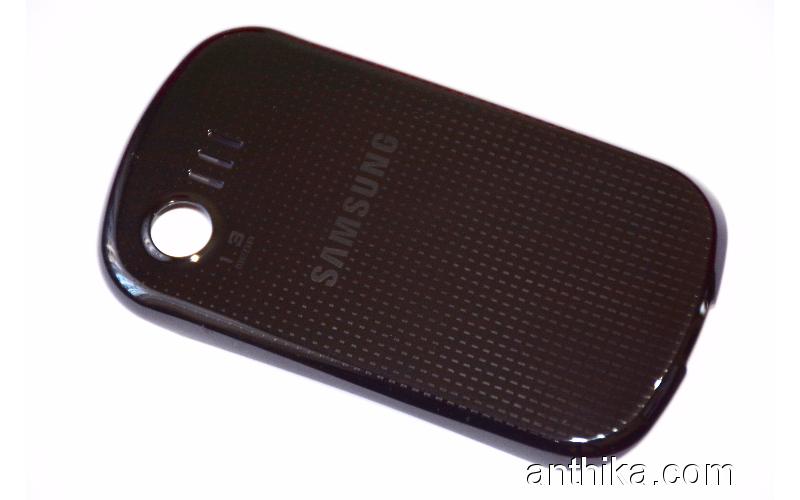 Samsung C3510 Kapak Orjinal Battery Cover Black New