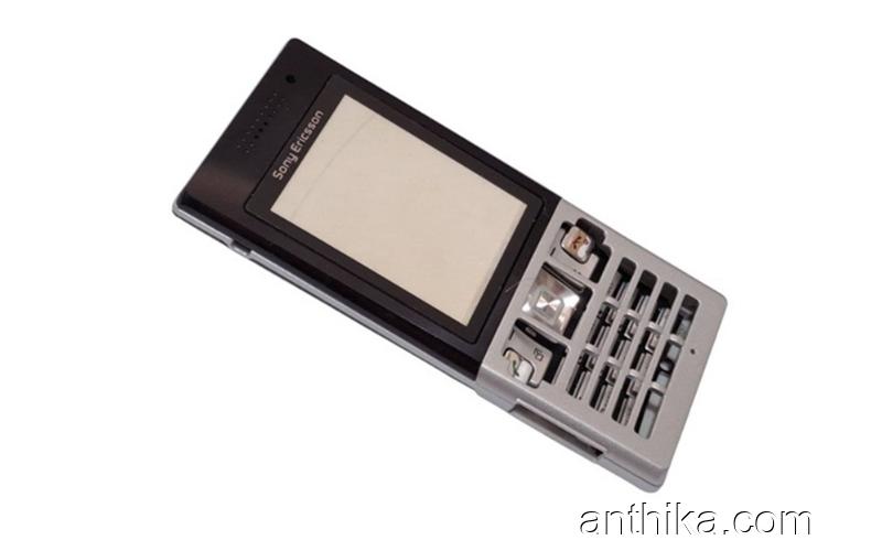 Sony Ericsson T700 T700i Kapak Kasa Tuş High Quality Full Housing Silver