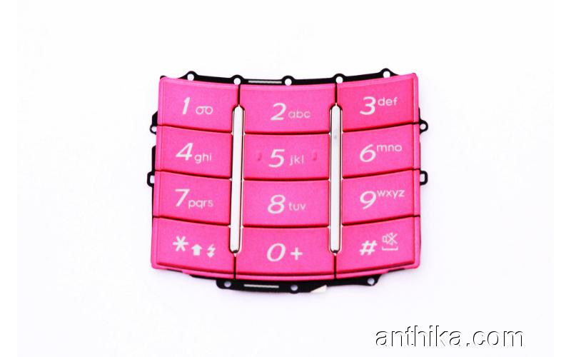 Samsung E900 Tuş Original Keypad Main Sweet Pink New GH98-01033A