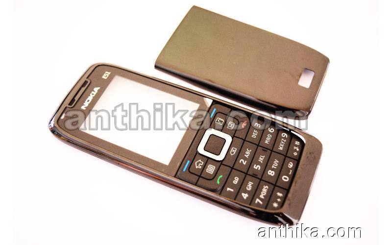 Nokia E51 Kapak Tuş Original Cover and Keypad Black New