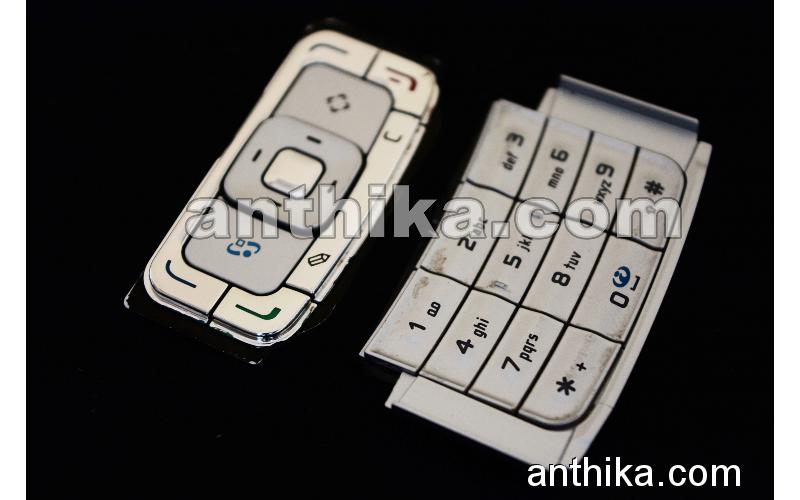 Nokia N95 Tuş High Quality Keypad Silver New