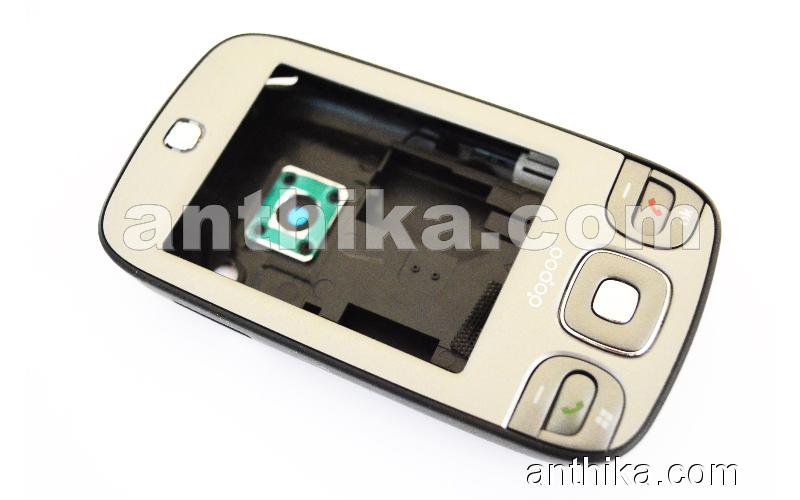 HTC Dopod D600 Kapak Kasa Tuş Original Full Housing Grey Black New