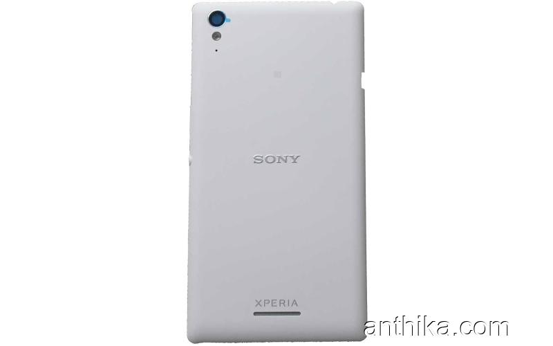 Sony Xperia T3 Kapak Siyah D5102 Arka Kapak Beyaz