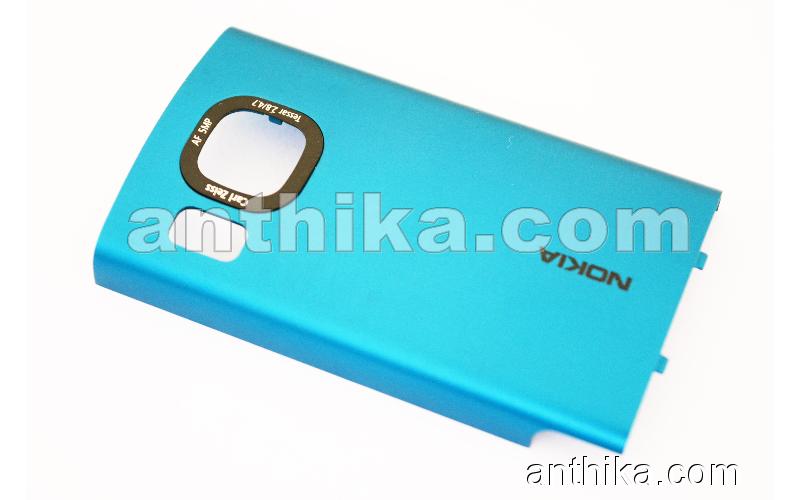 Nokia 6700 Slide Kapak Original Battery Cover Blue New 0255794