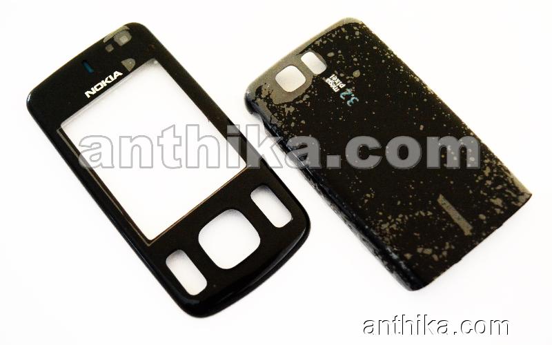 Nokia 6600 Slide Kapak Takım High Quality Cover Black New