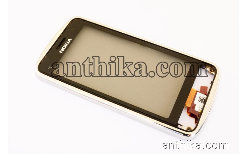 Nokia C6-01 Dokunmatik Original Digitizer Touchscreen Silver New Condition