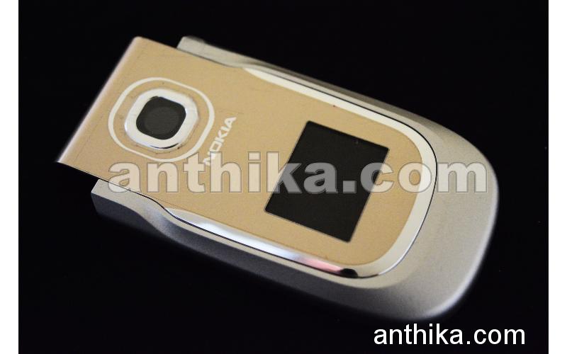 Nokia 2760 Kapak Original Front Cover Gold New