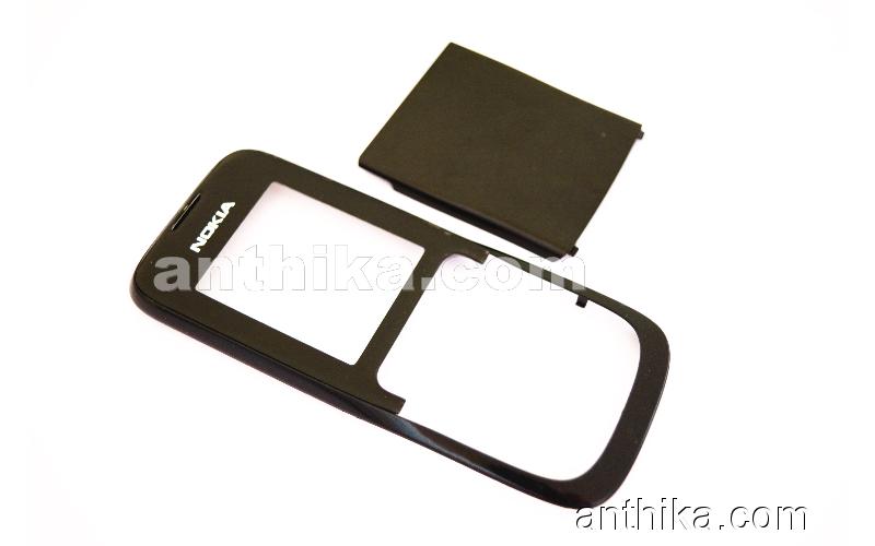 Nokia 2630 Classic Kapak Takım Original Front and Battery Cover Black New