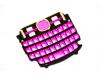 Nokia Asha 200 201 Tuş Orjinal Keypad Pink New