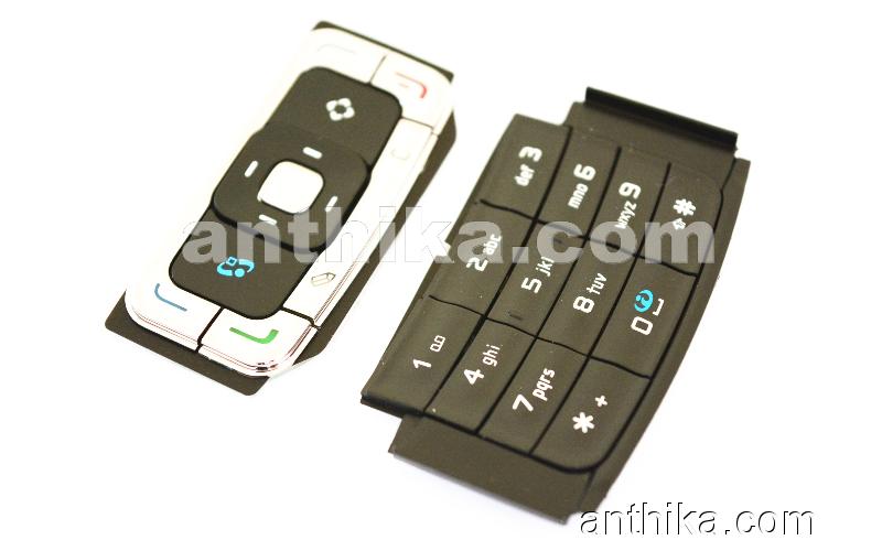 Nokia N95 Tuş High Quality Keypad Silver Black New