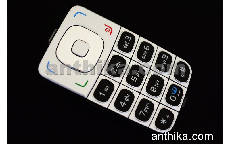 Nokia 6125 Tuş High Quality Keypad Silver New 9799325