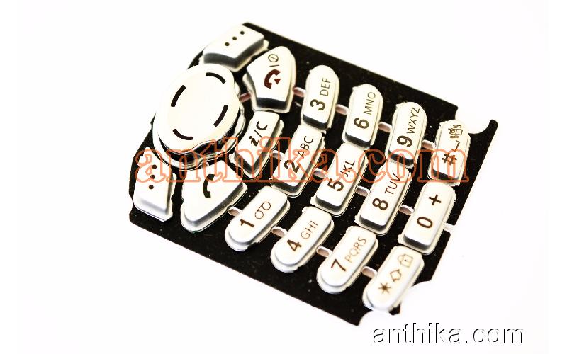 Samsung C110 Tuş Original Keypad Silver New