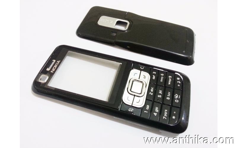 Nokia 6120 Classic Kapak Takım Black Cover