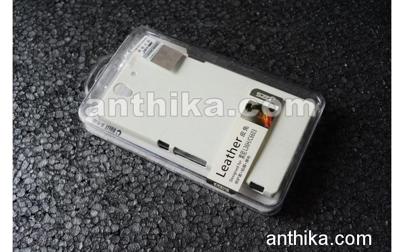 Sony Xperia Z Kapak High Quality Back Cover White New in Box