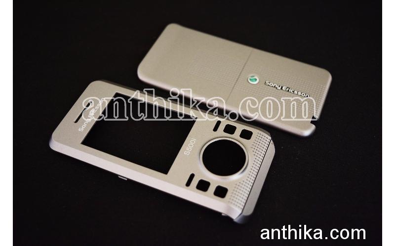 Sony Ericsson S500 S500i Kapak Set Original Cover Grey New