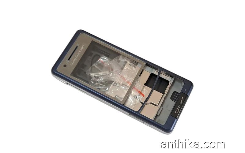 Sony Ericsson c510 c510i Kapak Kasa Housing Navy Blue New