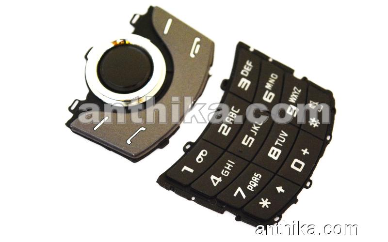 Samsung S3100 Tuş High Quality Menu Numeric Keypad Grey Black New