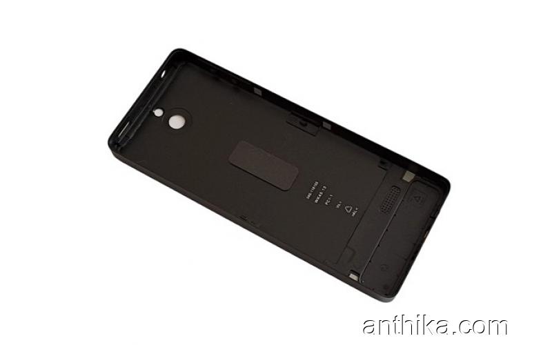 Nokia 515 Kapak Kasa Ses Açma Tuşu Original Back Cover Black New